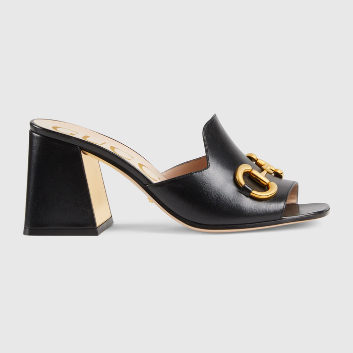 유럽직배송 구찌 GUCCI Gucci Women&#039;s slide sandal with Horsebit 655412BKO001000
