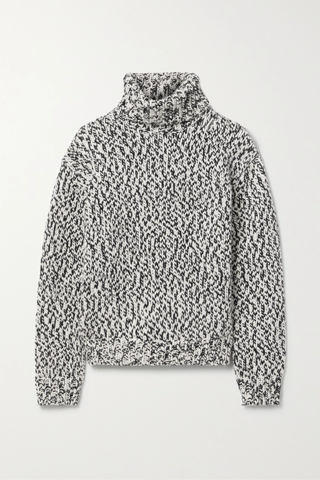 유럽직배송 닐리로탄 스웨터 NILI LOTAN Rodel mélange cashmere turtleneck sweater 27086482323077651