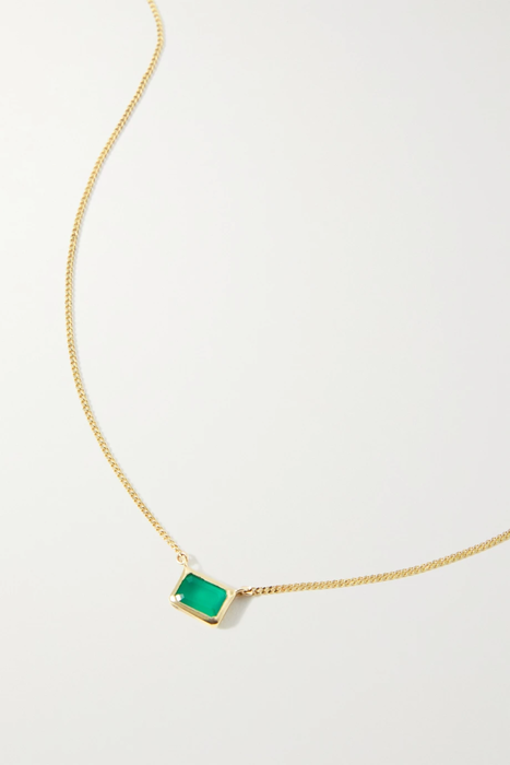 유럽직배송 로렌스튜어트 목걸이 LOREN STEWART 14-karat gold quartz necklace 29419655932741356