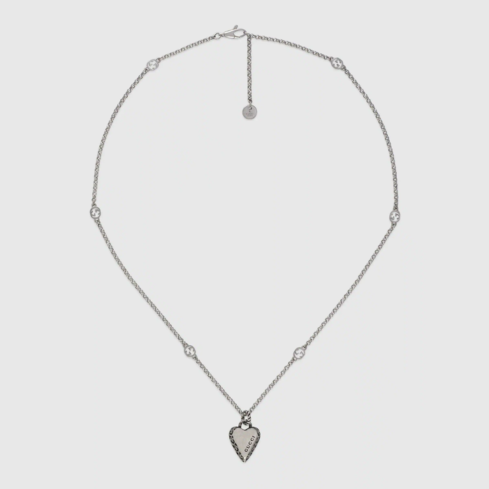 유럽직배송 구찌 GUCCI Gucci - Gucci heart charm necklace 678907J89B09515