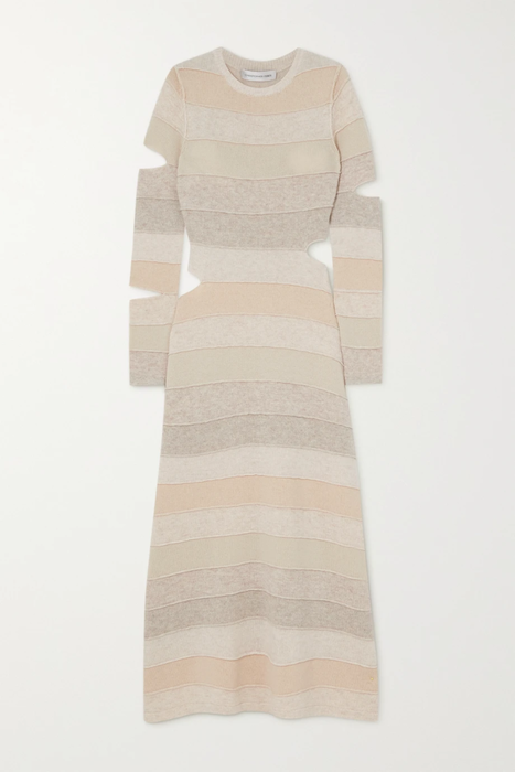 유럽직배송 크리스토퍼에스버 원피스 CHRISTOPHER ESBER Cutout striped wool and cashmere-blend maxi dress 25185454457341909
