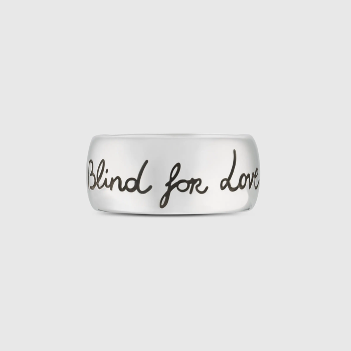 유럽직배송 구찌 GUCCI Gucci Blind For Love ring in silver 455248J84000701