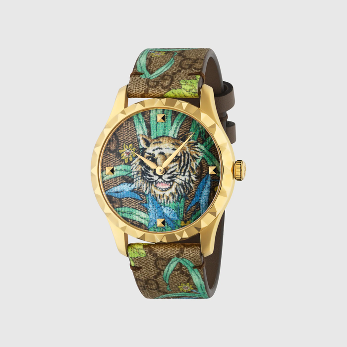 유럽직배송 구찌 GUCCI Gucci - Gucci Tiger G-Timeless watch, 38 mm 692078ICZA08521