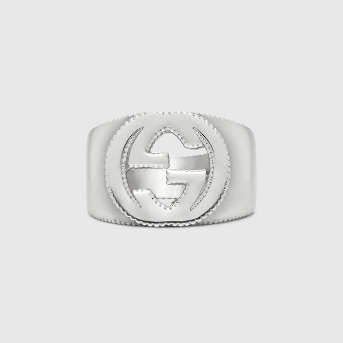 유럽직배송 구찌 GUCCI Gucci Interlocking G ring in silver 479229J84008106