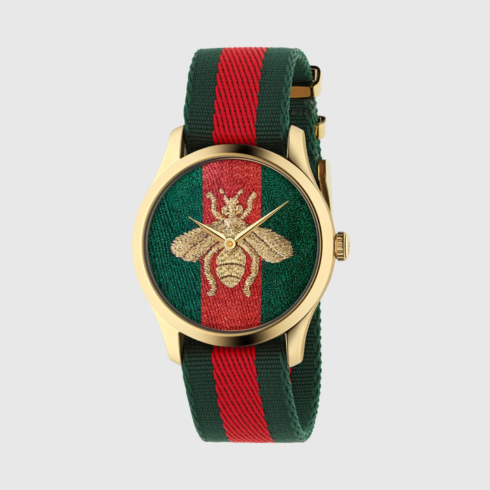 유럽직배송 구찌 GUCCI Gucci G-Timeless watch, 38mm 632180I86P08494