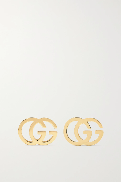 유럽직배송 구찌 귀걸이 GUCCI GG Tissue 18-karat gold earrings 30629810019461486