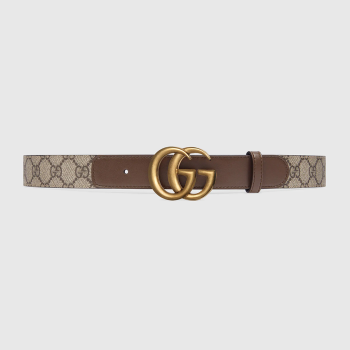 유럽직배송 구찌 GUCCI Gucci GG belt with Double G buckle 62583992TLT8358