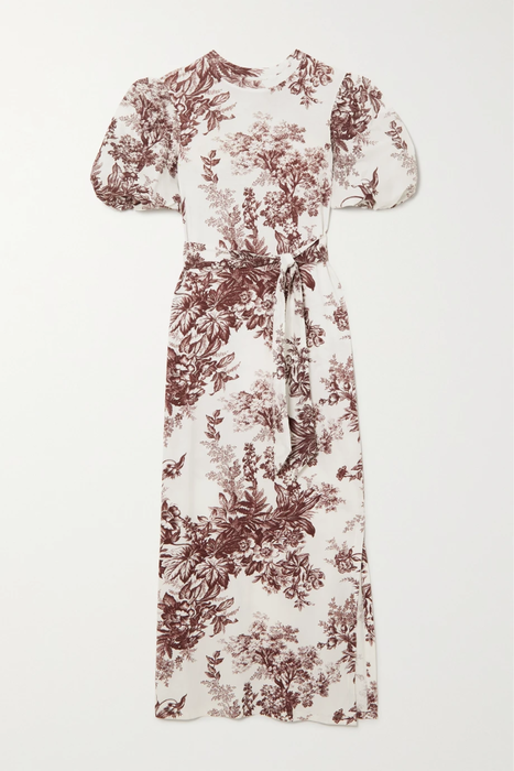 유럽직배송 에르뎀 원피스 ERDEM Fraser belted floral-print cotton-poplin dress 25185454455830237
