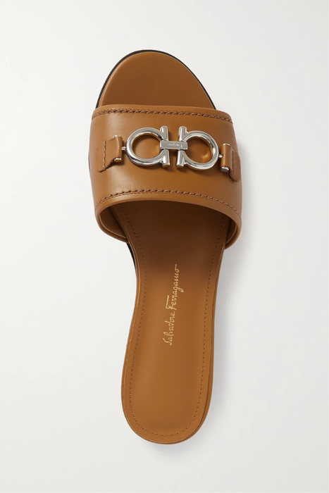 유럽직배송 페라가모 SALVATORE FERRAGAMO Rhodes embellished leather slides 24772899113247696
