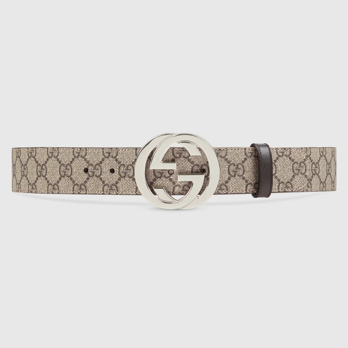 유럽직배송 구찌 GUCCI Gucci GG Supreme belt with G buckle 411924KGDHN9643