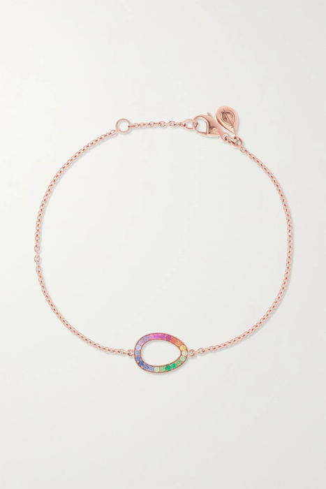 유럽직배송 파베르제 팔찌 FABERGÉ Colours of Love 18-karat rose gold multi-stone bracelet 24665545640578084