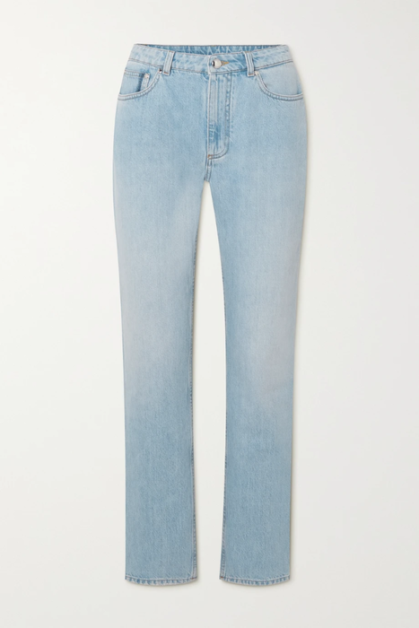 유럽직배송 버버리 청바지 BURBERRY Mid-rise straight-leg jeans 24772899113399986