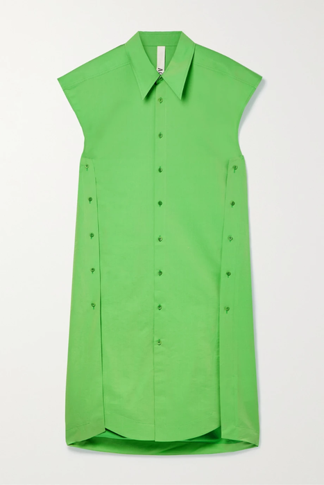 유럽직배송 페타르페트로브 셔츠원피스 PETAR PETROV Adri cotton and silk-blend poplin midi shirt dress 25185454456555534