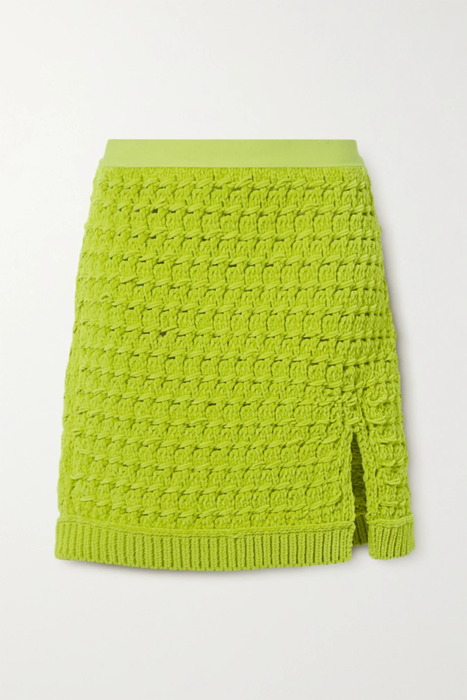 유럽직배송 보테가베네타 미니스커트 BOTTEGA VENETA Cable-knit chenille mini skirt 34344356236922596