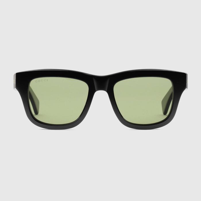 유럽직배송 구찌 GUCCI Gucci Rectangular-frame sunglasses 691371J16961030