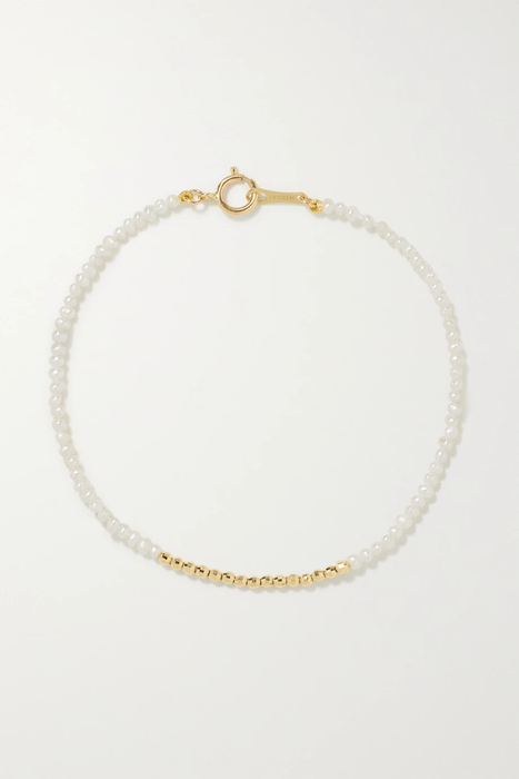 유럽직배송 미즈키 팔찌 MIZUKI 14-karat gold pearl bracelet 25185454457041161