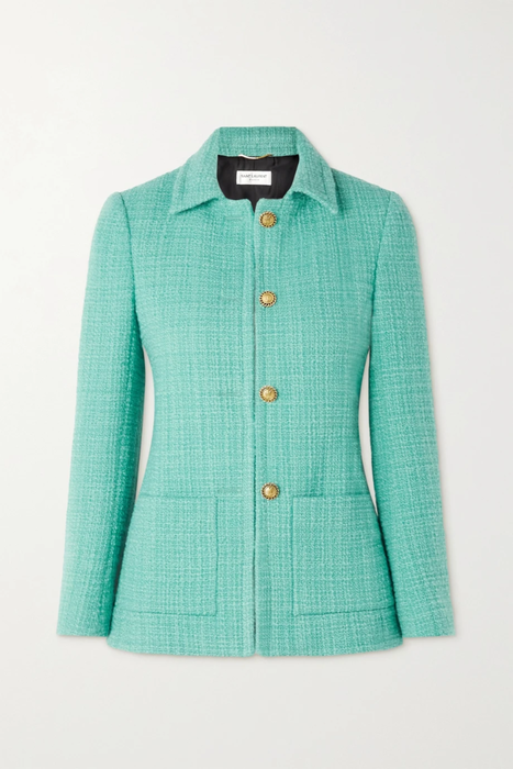 유럽직배송 생로랑 자켓 SAINT LAURENT Wool-blend tweed jacket 38063312419811937