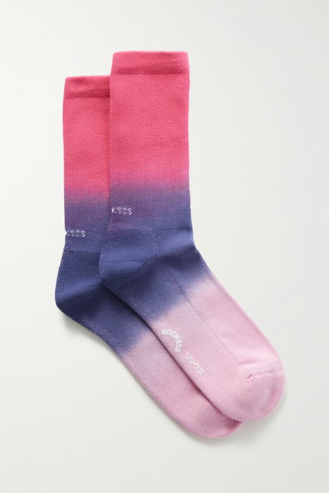 유럽직배송 SOCKSSS Dip-dyed stretch organic cotton-blend socks 25185454457118755