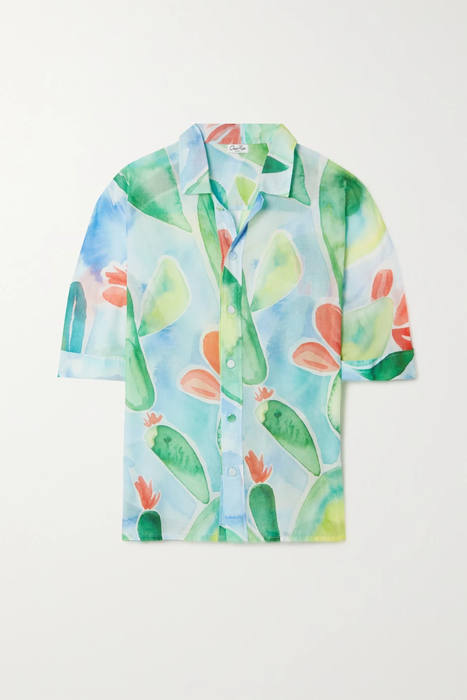 유럽직배송 CHARO RUIZ Jade floral-print cotton shirt 34344356236523301