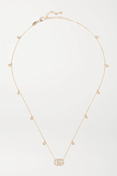 유럽직배송 구찌 목걸이 GUCCI 18-karat gold diamond necklace 30629810019461230