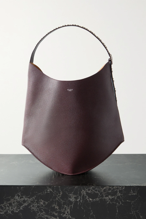 유럽직배송 알라이아 ALAÏA Gail large studded textured-leather shoulder bag 25185454455747705