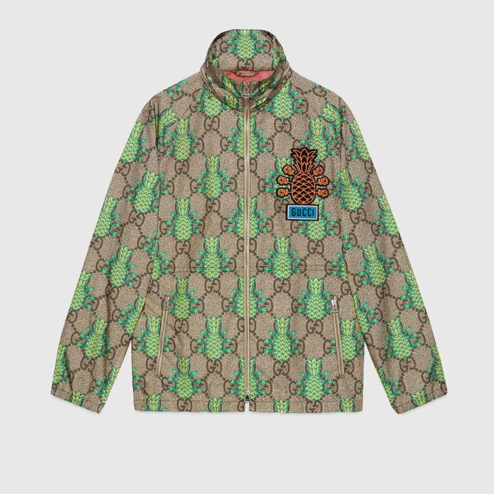 유럽직배송 구찌 GUCCI Gucci - Gucci Pineapple GG print jacket 672807ZAIES2370