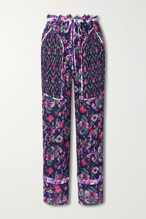 유럽직배송 이자벨마랑에뚜왈 팬츠 ISABEL MARANT ÉTOILE Ryama floral-print georgette straight-leg pants 24665545640578301