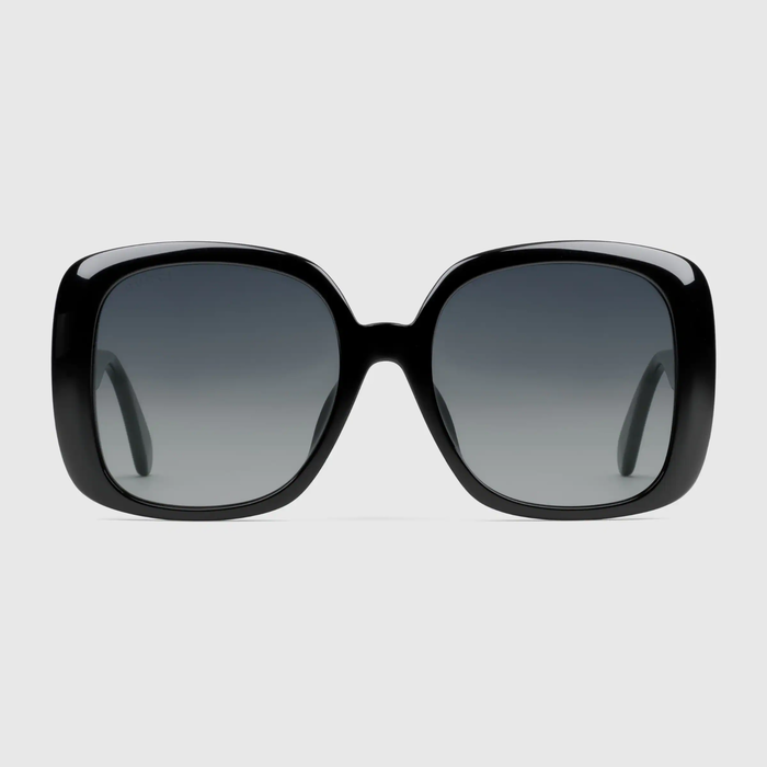 유럽직배송 구찌 GUCCI Gucci Low nose bridge fit square sunglasses with Web 623885J16911012