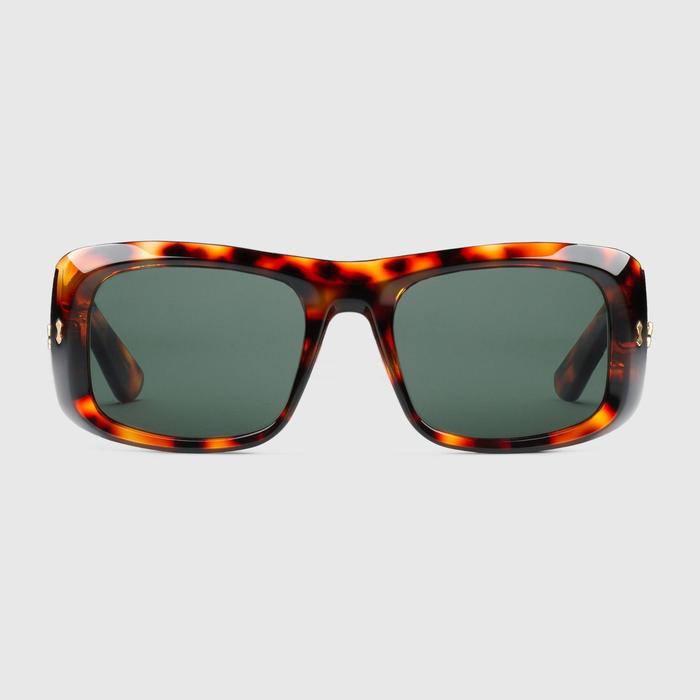 유럽직배송 구찌 GUCCI Gucci Rectangular frame sunglasses 691347J07402330