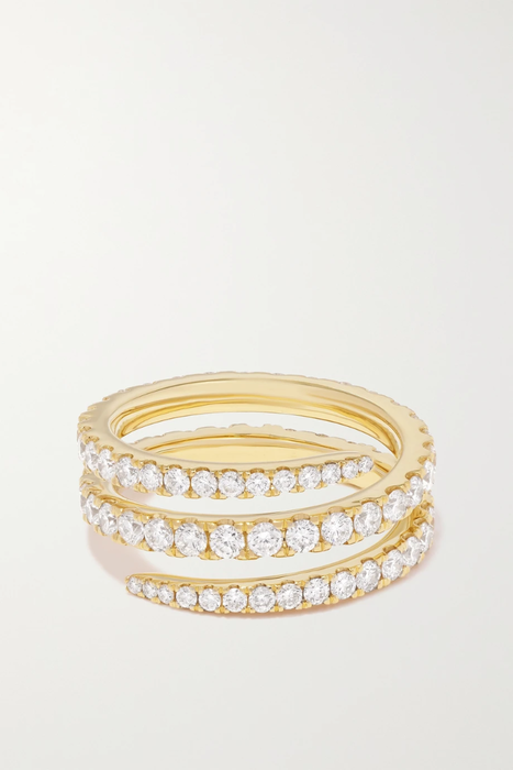 유럽직배송 아니타고 반지 ANITA KO Coil 18-karat white gold diamond ring 29419655932266901