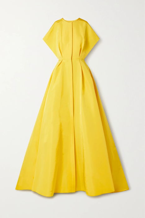 유럽직배송 캐롤리나헤레라 CAROLINA HERRERA Pleated silk-faille gown 24062987016698223