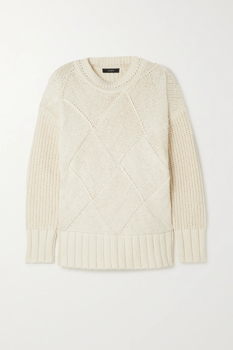 유럽직배송 조셉 스웨터 JOSEPH Oversized cotton sweater 33258524072859872
