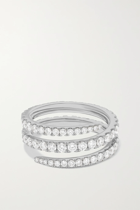 유럽직배송 아니타고 반지 ANITA KO Coil 18-karat white gold diamond ring 29419655932266904