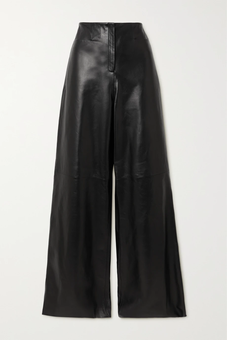 유럽직배송 16알링턴 16ARLINGTON Hagen oversized wide-leg leather pants 33258524072286676