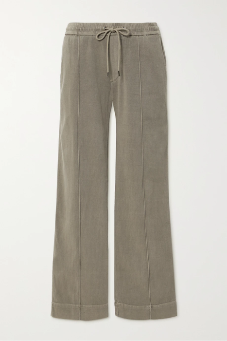 유럽직배송 제임스펄스 팬츠 JAMES PERSE Stretch-cotton and modal-blend twill wide-leg pants 33258524072632202