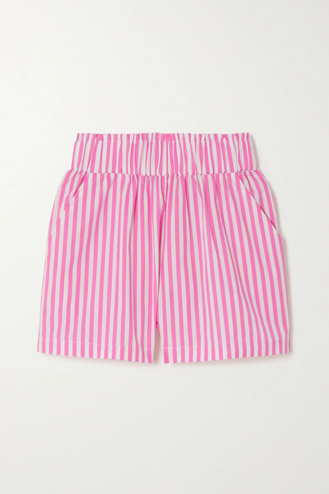 유럽직배송 MAISON ESSENTIELE Striped cotton-poplin shorts 34344356237161853