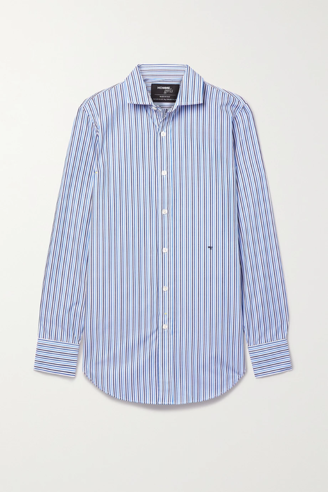 유럽직배송 HOMMEGIRLS Striped cotton-poplin shirt 36856120585195807