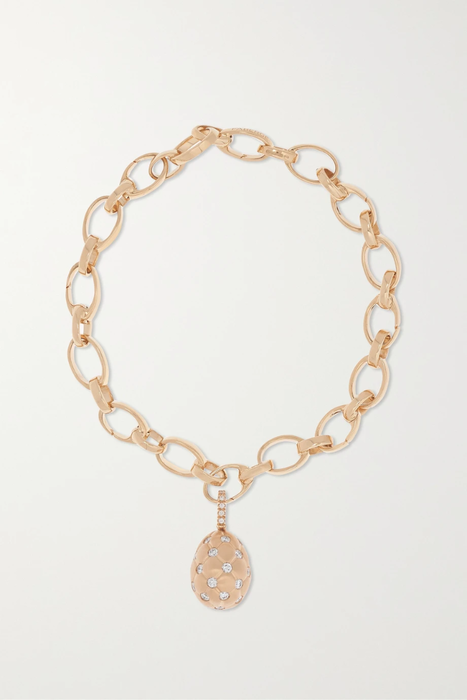 유럽직배송 파베르제 팔찌 FABERGÉ Treillage 18-karat rose gold diamond bracelet 24665545640595007
