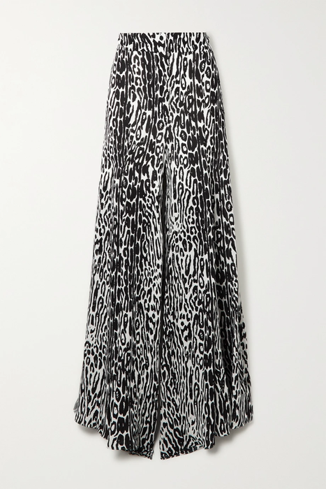 유럽직배송 캐롤리나헤레라 CAROLINA HERRERA Leopard-print silk crepe de chine wide-leg pants 24062987016698210