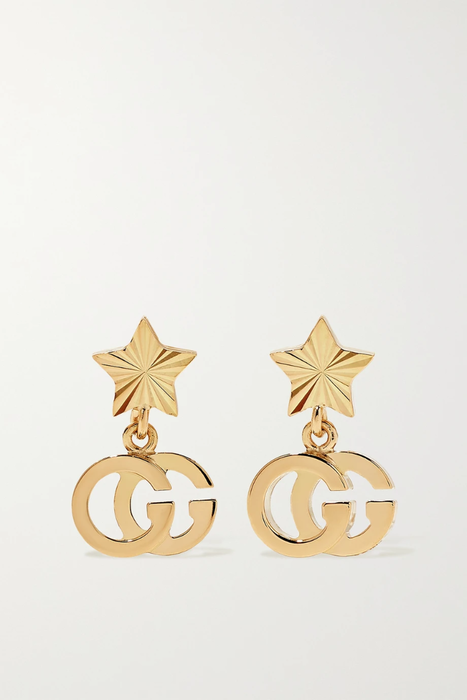 유럽직배송 구찌 귀걸이 GUCCI GG Running 18-karat gold earrings 30629810019461334