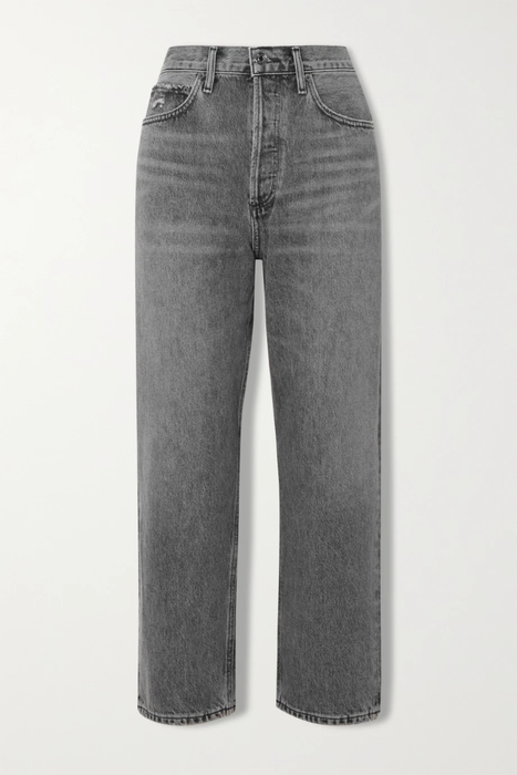 유럽직배송 에이골디 청바지 AGOLDE &#039;90s cropped mid-rise straight-leg organic jeans 32027475400236864