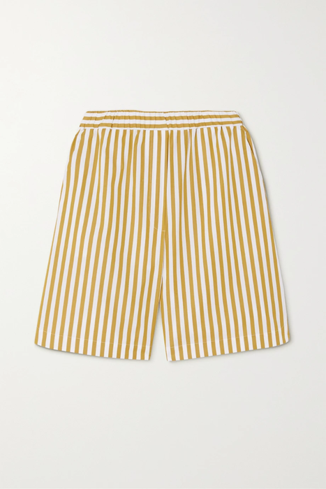 유럽직배송 막스마라 MAX MARA Leisure Caramba striped cotton-poplin shorts 29419655932412089