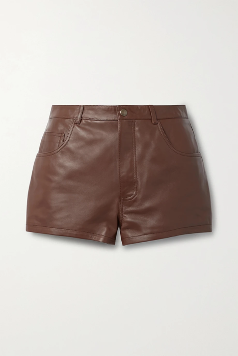 유럽직배송 생로랑 SAINT LAURENT Leather shorts 38063312419837126