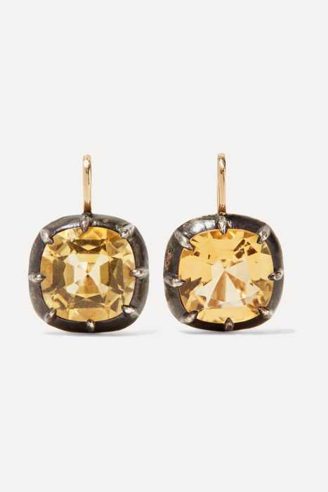 유럽직배송 프레드레이튼 귀걸이 FRED LEIGHTON Collection silver-topped 18-karat gold quartz earrings 17957409495383102