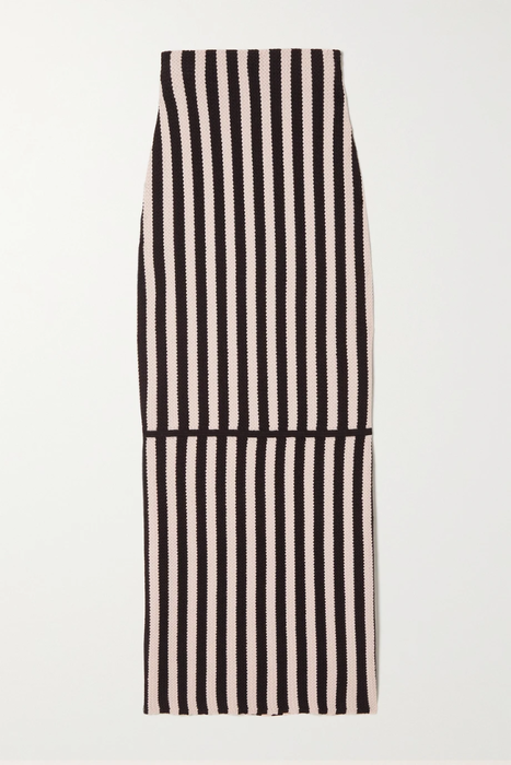 유럽직배송 바이말렌비거 스커트 BY MALENE BIRGER Gebia striped wool-blend maxi skirt 33258524072850179