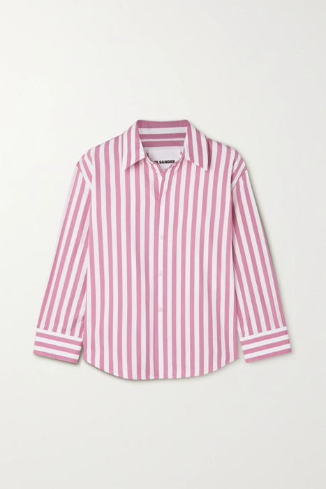 유럽직배송 질샌더 셔츠 JIL SANDER Cropped striped organic cotton shirt 24772899113290160
