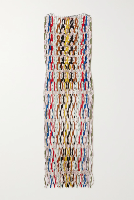 유럽직배송 미쏘니 MISSONI Cutout striped crochet-knit maxi dress 25185454455647362