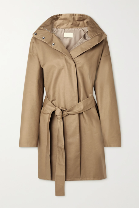 유럽직배송 더로우 코트 THE ROW Paulita hooded belted cotton-shell coat 38063312419858395