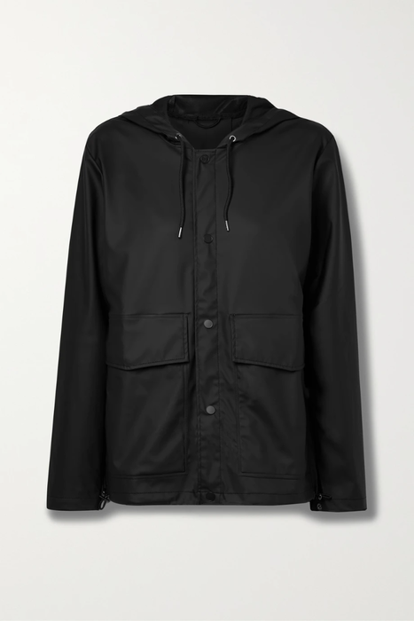 유럽직배송 레인스 자켓 RAINS Hooded coated-shell jacket 29419655932700249