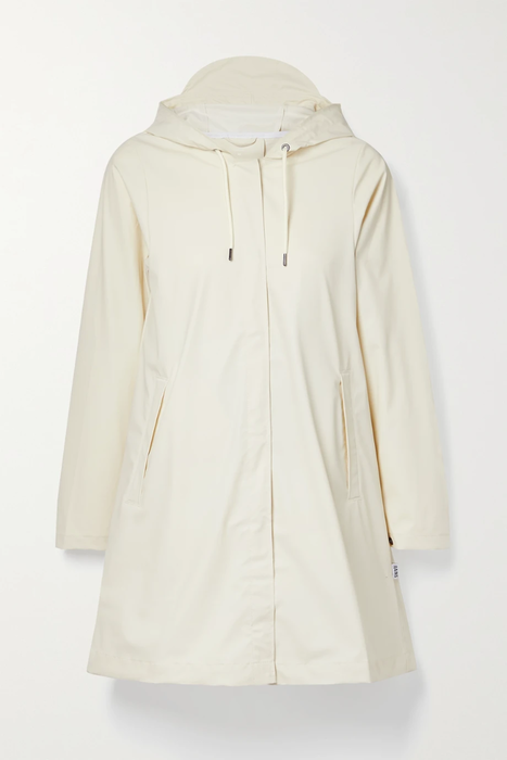 유럽직배송 레인스 RAINS Hooded coated-shell jacket 29419655932700248
